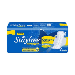 Stayfree_Secure_Cottony Soft Cover Regular 18 Units